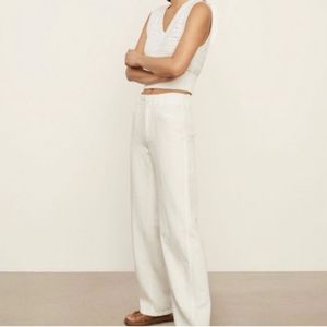 NWT VINCE Washed Casual Pant High Waist  size 6
